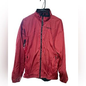 Marmot Windbreaker Rain Jacket Full Zip Red Men’s Small